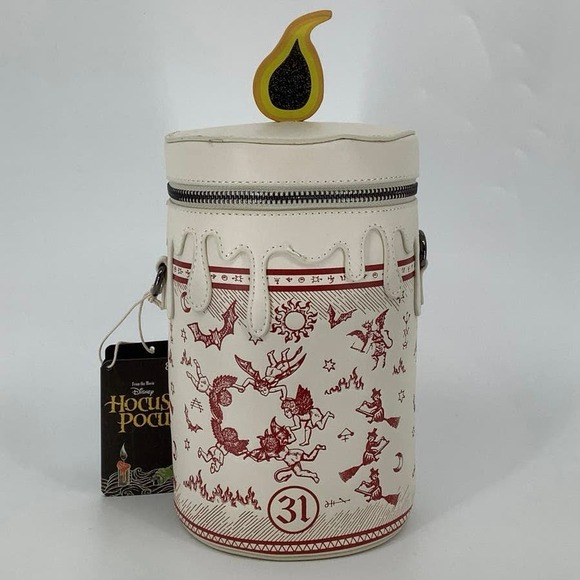 NEW! Loungefly Disney Hocus Pocus Black Flame Candle Crossbody Bag $70 msrp D13 - Picture 3 of 11